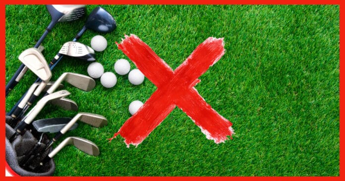 golf ban