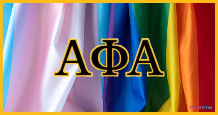 transgender Alpha Phi Alpha Fraternity